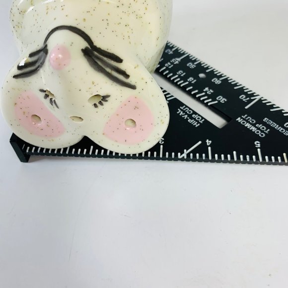 Vintage Whimsical Mouse Parmesan Cheese Shaker Ceramic Condiment Sunday Dinner - Picture 10 of 12